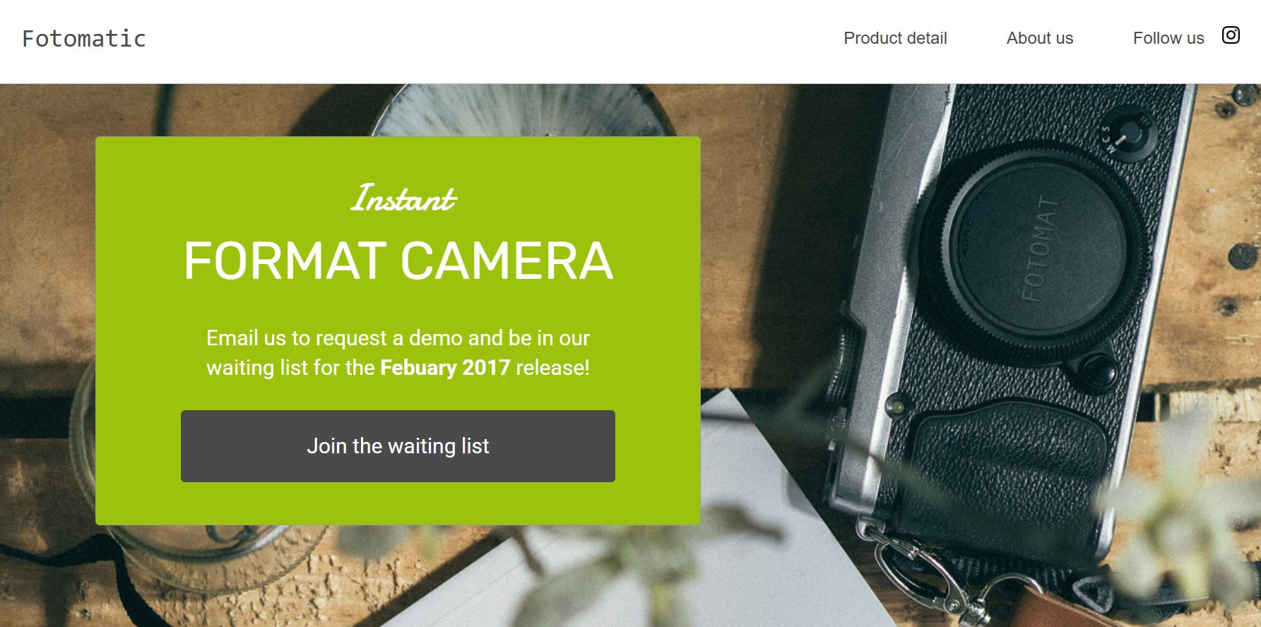 4th projects, Fotomatric